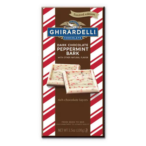 Ghirardelli Dark Peppermint Bark Bar